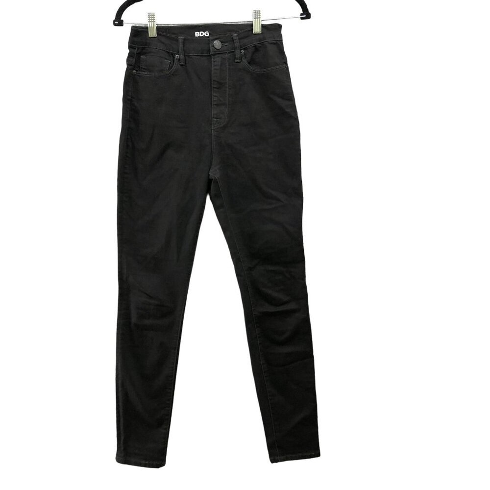 BDG Urban Outfitters Super High Rise‎ Twig Jeans Womens 27x29 Black Skinny